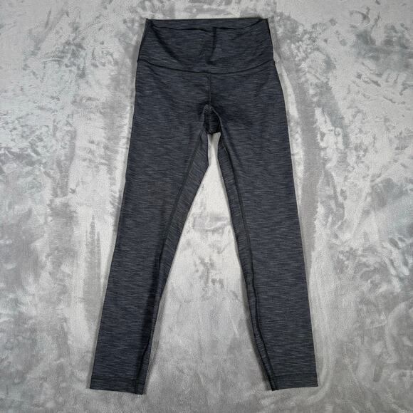 Lululemon Wunder Under High Rise Leggings Gray Size 6 Full Length - Picture 1 of 4
